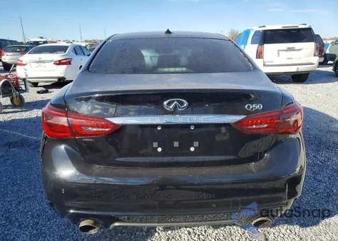 2018 Infiniti Q50 Luxe z USA, uszkodzony, nr VIN JN1EV7AP4JM350109